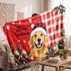 Christmas Flannel Throw Blanket Soft Warm Cozy For Sofa Bed Indoor Home Use Great Holiday Gift