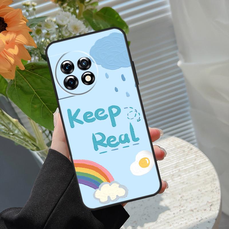 Rainbow Cute Cartoon Case For OnePlus 15 15R 13 13T 13R 12 12R 11 10 10R 10T 8T Nord 5 CE 4 2 3 Lite N20 N30 Cover