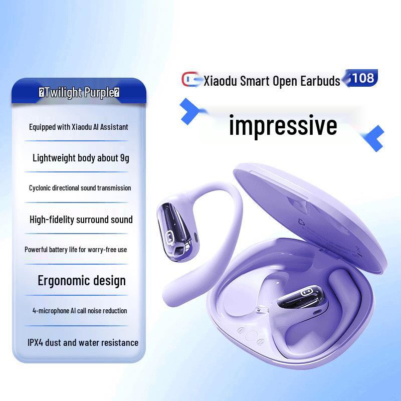 Xiaodu S108 Open-Ear Bluetooth Smart Translation Sports Earphones