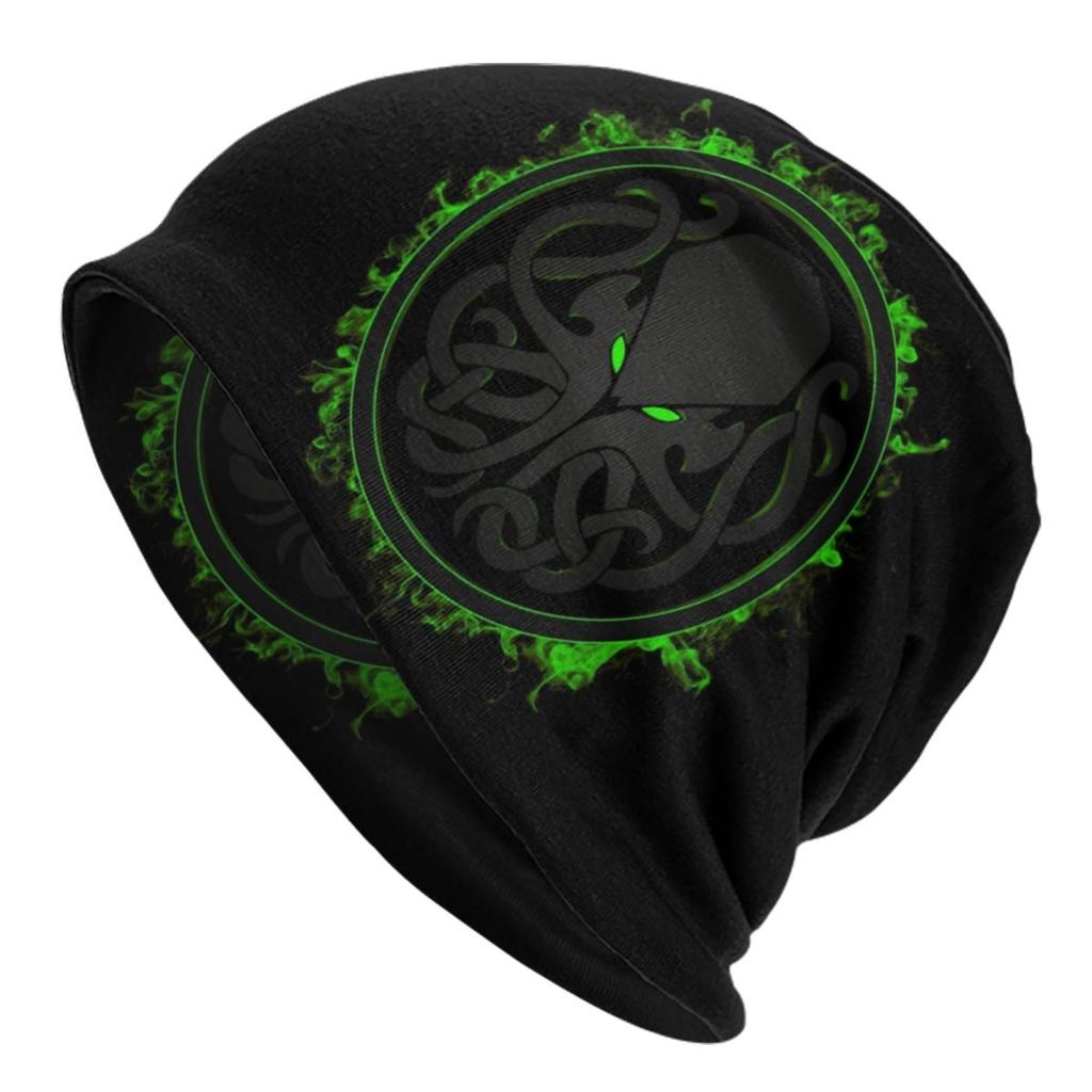 Cthulhu Mythos Lovecraft Skullies Beanies Caps Unisex Hip Hop Winter Warm Knitting Hat Adult Horror Movie Monster Bonnet Hats