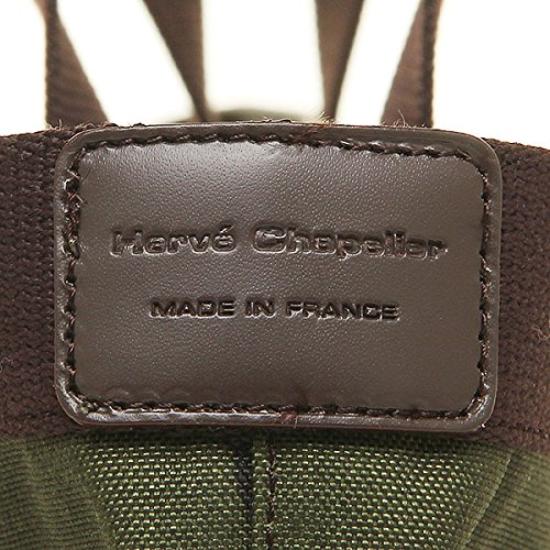 Herve Chapelier 725W Tote Size Brown Bag, 49/69, Women's, Camouflage, [Used]