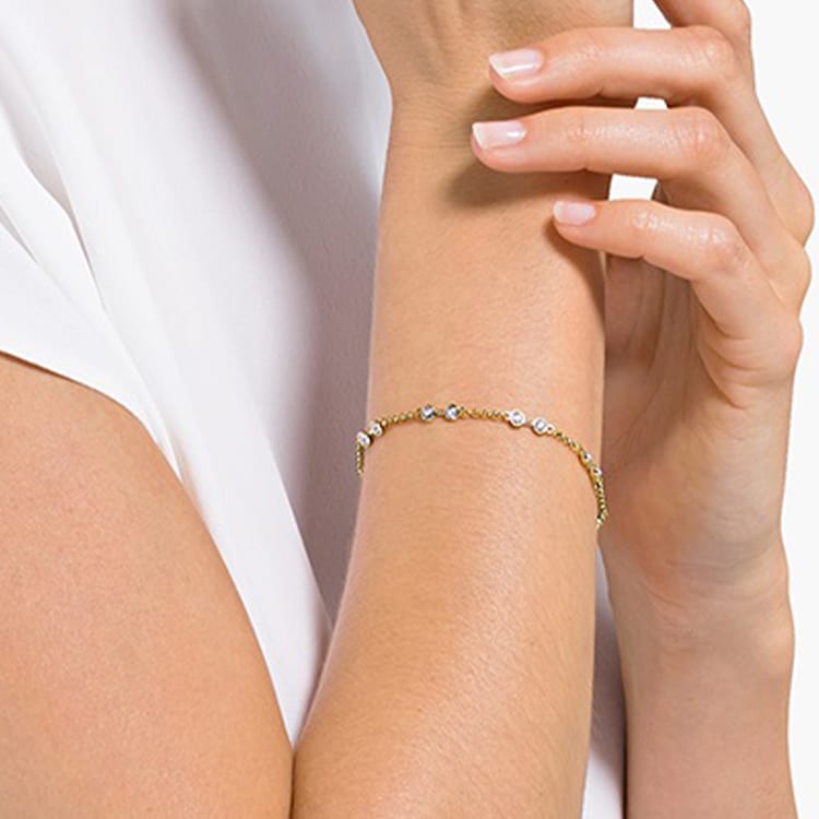 Swarovski Remix Collection Gold Plated Bracelets Women's 5528876