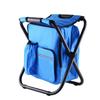 Oxford Cloth Outdoor Cooler Bag with Folding Chair for Fishing & Picnics