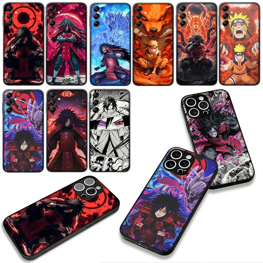 Phone Cover Comics Madaras Uchiha Narutos Casing for Apple iPhone 16 15 14 Plus 13 12 Mini 17 Pro Max + ProMax 16E Air 15+ Case
