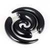 Cool Punk Stud Earrings Rock Men Black Earrings Women Pvc Anti Allergy Earrings