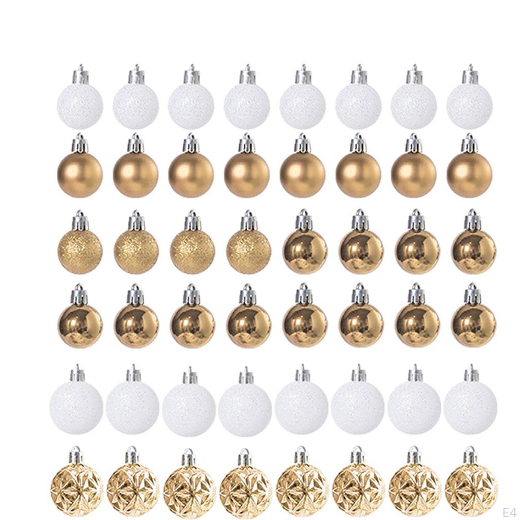 130 Pieces Christmas Hanging Ornaments Tree Decor Xmas Decorations for