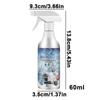 Windshield Washer Fluid Instantly Melts Ice Winter Frost Deicer Spray Snow Melting Defrost Liquid For Windows Latches Key Locks