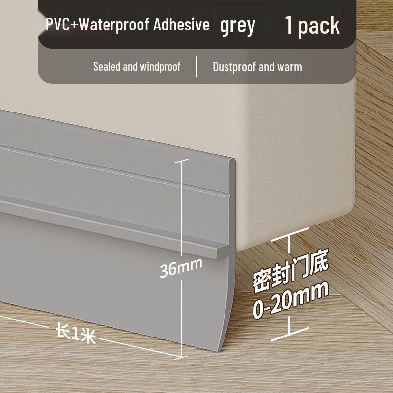 Soundproof Under-Door Seal Strip – Windproof, Noise-Blocking Door Bottom Baffle