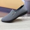Men's Breathable Mesh Canvas Slip-On Shoes, Soft Sole Casual Skate Sneakers, Lightweight Walking Loafers for Men