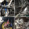 Motorcycle AN3 5m/lot Braided Stainless Steel PTFE Brake Line Hose FLUID HYDRAULIC Hose PTFE Brake Line Gas Oil Fuel Tube Pipe