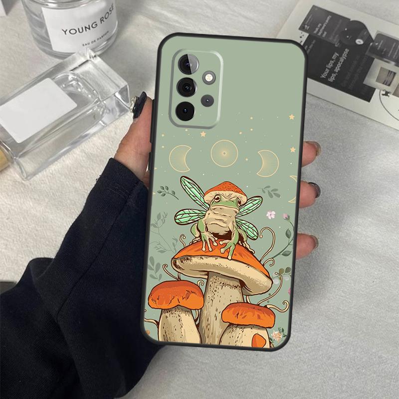 Cottagecore Frog Aesthetic Phone Case For Samsung Galaxy A34 A54 A14 A13 A23 A33 A53 A73 A52 A42 A32 A22 A12 A51 A71