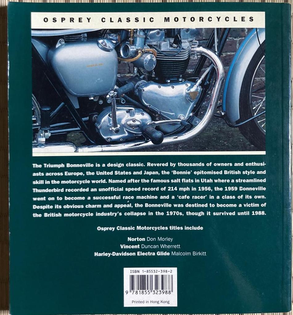 [USED] Books) Triumph Bonneville