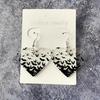 Trendy Earrings Halloween Bat Acrylic Ear Studs Visual Effects Ear Adorments