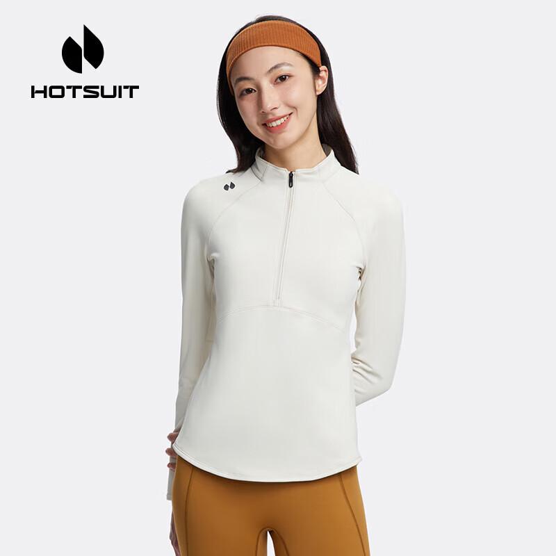 

HOTSUIT Men s & Women s Long Sleeve Fleece Lined Sports T-Shirt XL