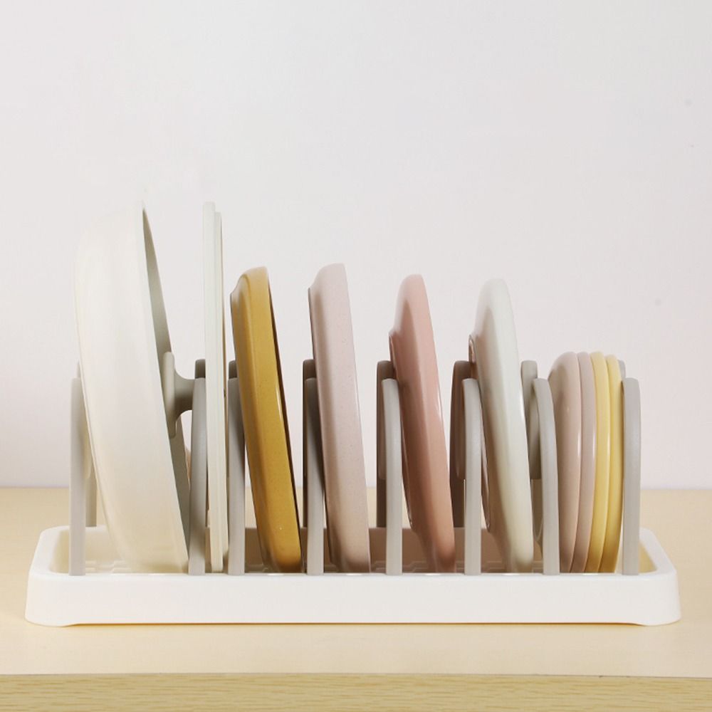 Sturdy Dish Drying Rack Multi-purpose Kitchen Shelf New Pot Lid Holder  Kitchen Storage Organizer