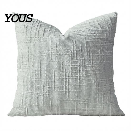 Smooth Zipper Pillow Cover Couch Throw Cover, Decorative Soft Cozy Chenille Case, Rustic Wrinkle-resistant Pillowcase Farmhouse Fall for Living