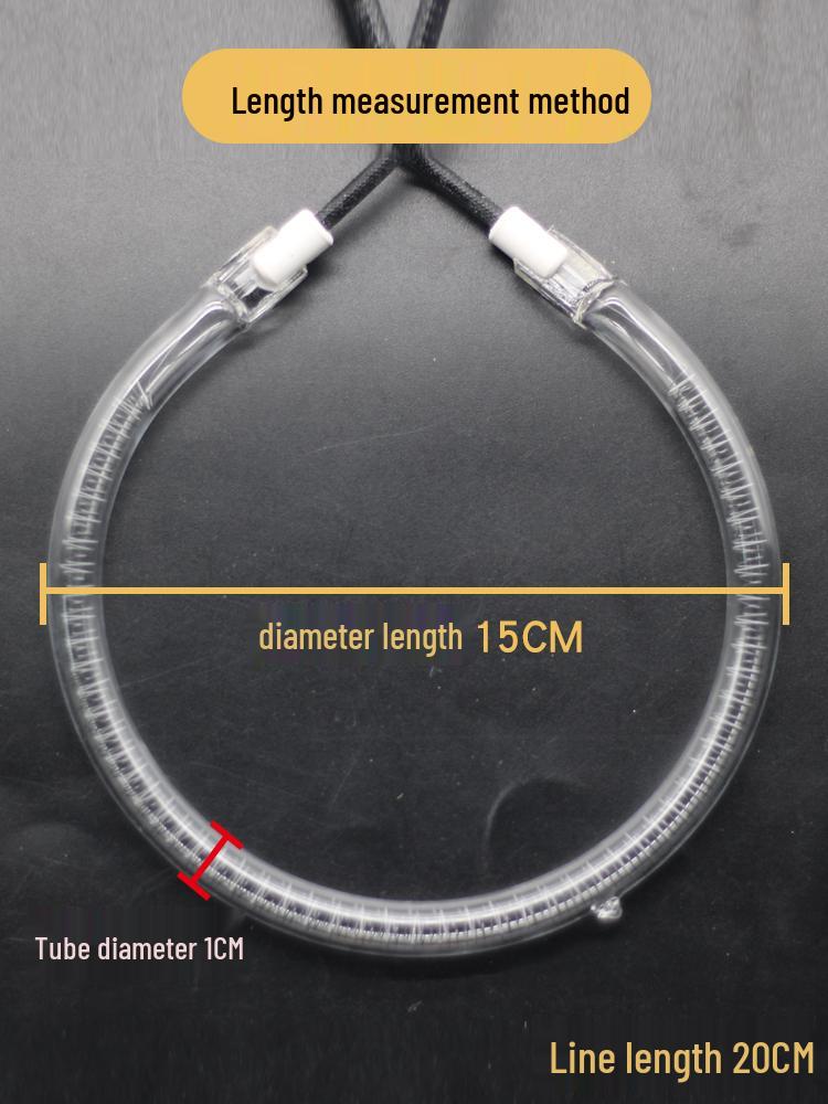 Halogen Air Fryer Carbon Fiber Heating Tube for Universal Oven and Barbecue