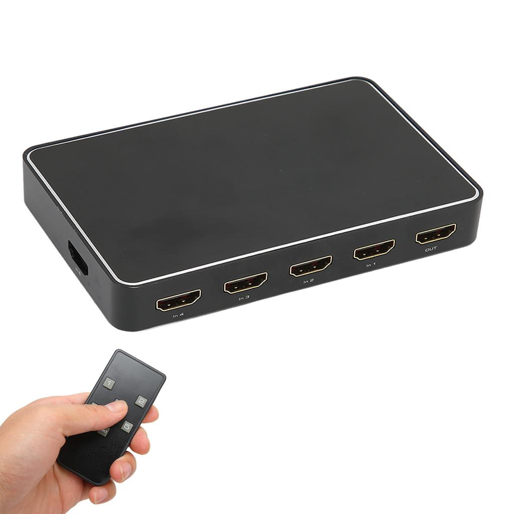 VKA19 HD Switcher USB Charging 60Hz 1080P 4K 5 in 1 HD Multimedia Interface Switcher for PS3