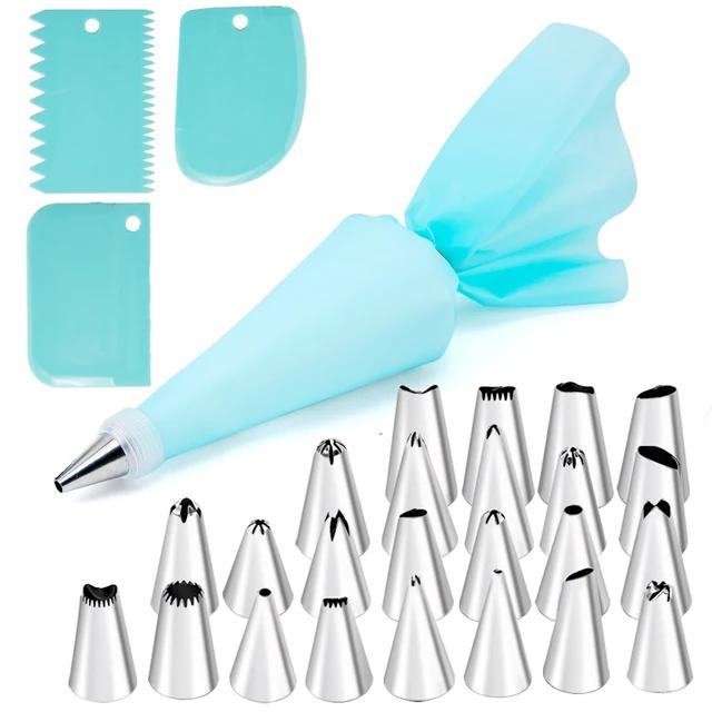 New 14/26/29 Pcs Set Cream Nozzles Pastry Tools Accessories For Cake Decorating Pastry Bag Kitchen Bakery Confectionery Equipmen