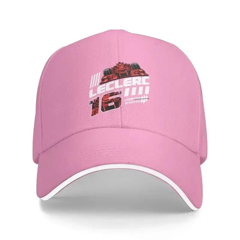Personalized Charles Leclerc 16 Baseball Cap for Men Women Breathable Sport Car Dad Hat Streetwear