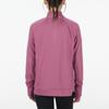 Nike Dri-Fit Double Swoosh Half-Zip Quick-Dry Reflective Long-Sleeve T-Shirt Women Tops Deep-Red DD6842-507