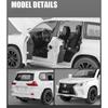 1:32 Scale LX570 X3M Car Model Toy Doors Opened Sound Light Models Pull Back Alloy Diecast Vehicle for Enthusiasts Surprise