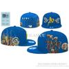 Hut Stickerei Yankees Dodgers Totenkopf Stickerei Hartschalen Baseballkappe Flachkappen Team