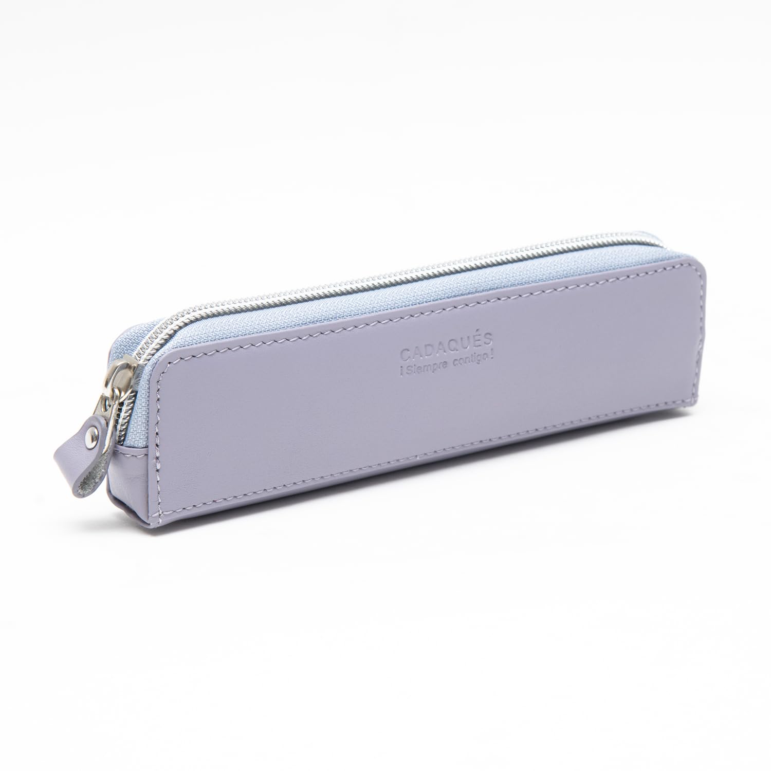 Concise Pen Genuine 610786 Cadaqués Case, Leather, Gray,
