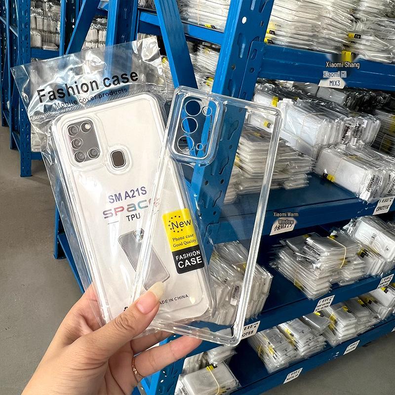 Samsung S25/A55/A72 Transparent Phone Case, Soft S23FE, NOTE10, M14 Cover