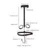 Leather BDSM Anal Hook Set with Metal Hook Restraint Belt Mouth Plug Handcuffs Adult Sex Toys for Position Assistance