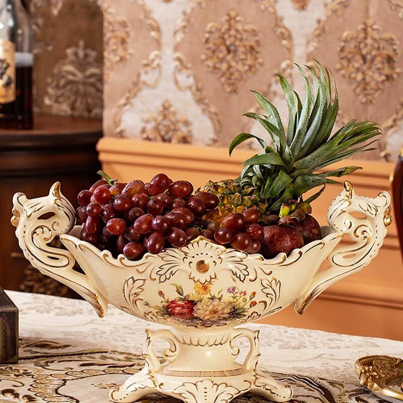 European Style Ceramic Decorative Fruit Bowl