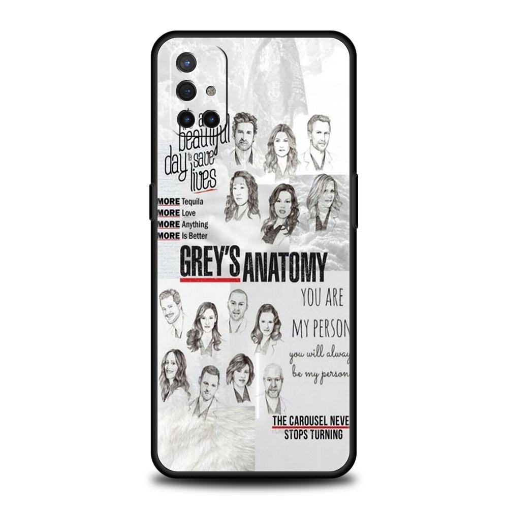 Greys Anatomy Phone Case For Oneplus 13R 13 12R 11 10T 10R Nord N100 N200 N10 10 9 9R 9RT CE 3 2 Z Pro 5G Soft TPU Cover Fundas