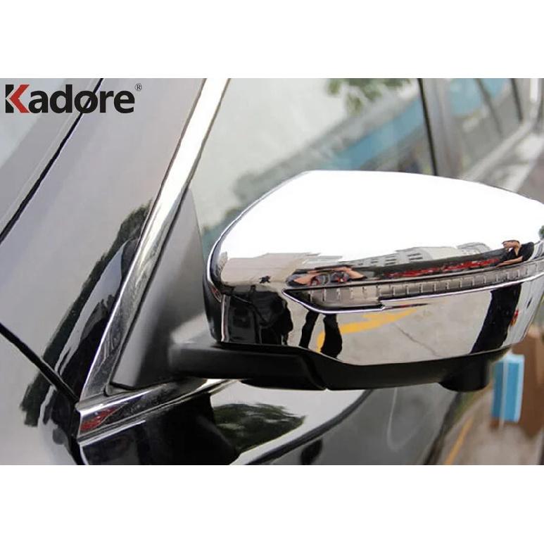 Rearview Mirror Cover Trim For Nissan X-Trail Rogue T32 2014-2018   Chrome Car Side Wing Mirror Shell Cap Accessories
