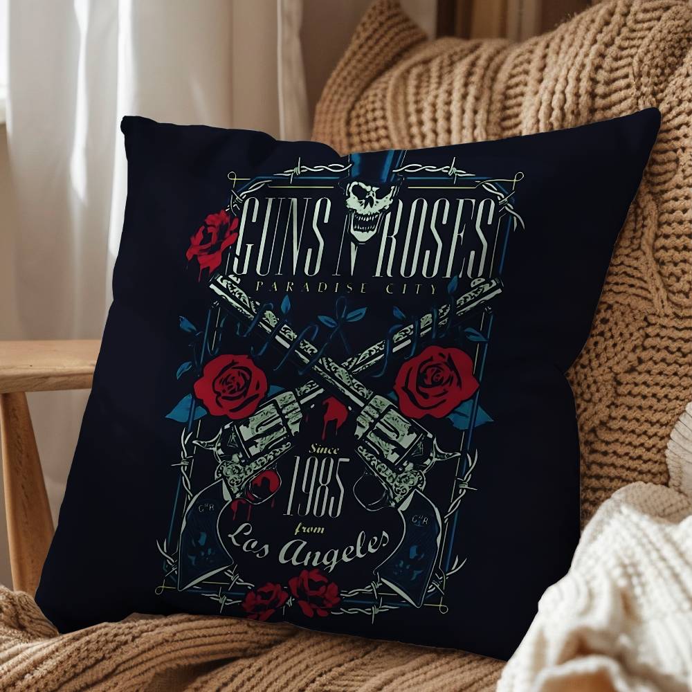 band Guns N Roses Appetite GNR pillow cover living room sofa cushion cover bedroom room bed pillow cover home decoration