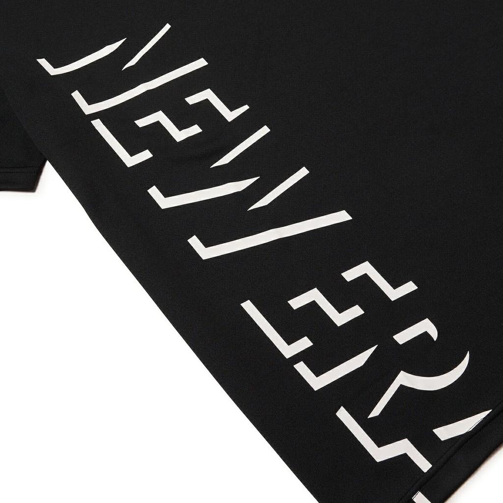 New Era Performance Apparel Short Sleeve Moisture Quick UV Size PA SS TECH TEE VERTICAL LOGO NER36P1090 T-Shirt, Wicking, Drying, Protection, Black,