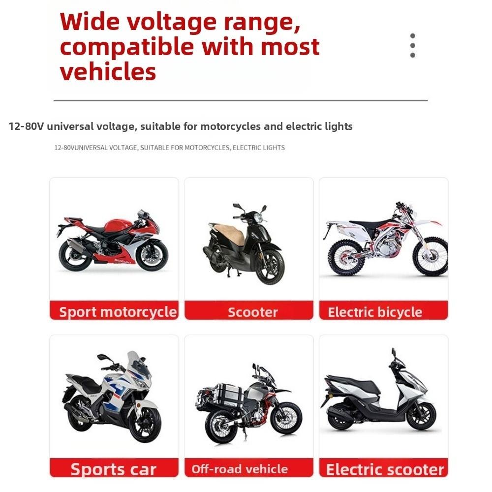 2pcs Waterproof Motorcycle Auxiliary Light Motorcycle Work Light Night Riding