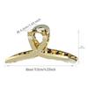 High-Quality Versatile Cross Claw Hair Clip – Stylish Large Ribbon Accessory