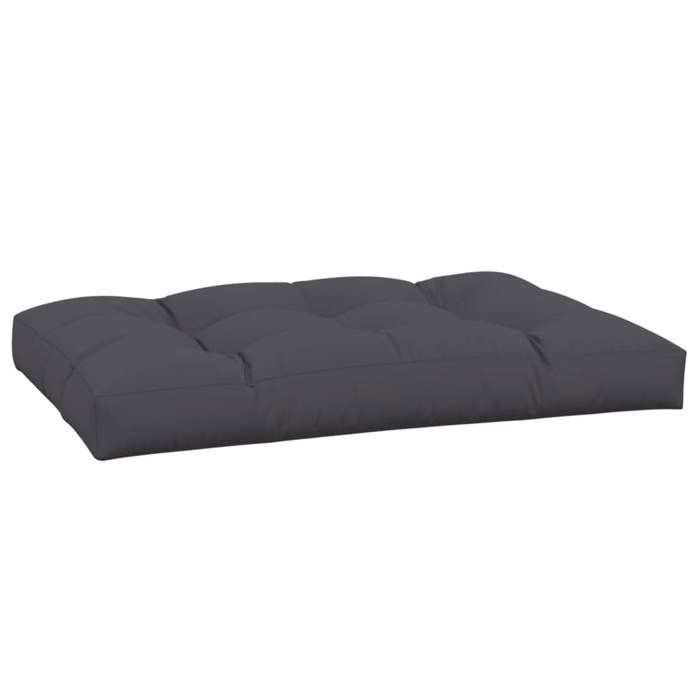 VidaXL Coussin de palette anthracite 120x80x12 cm tissu 360513