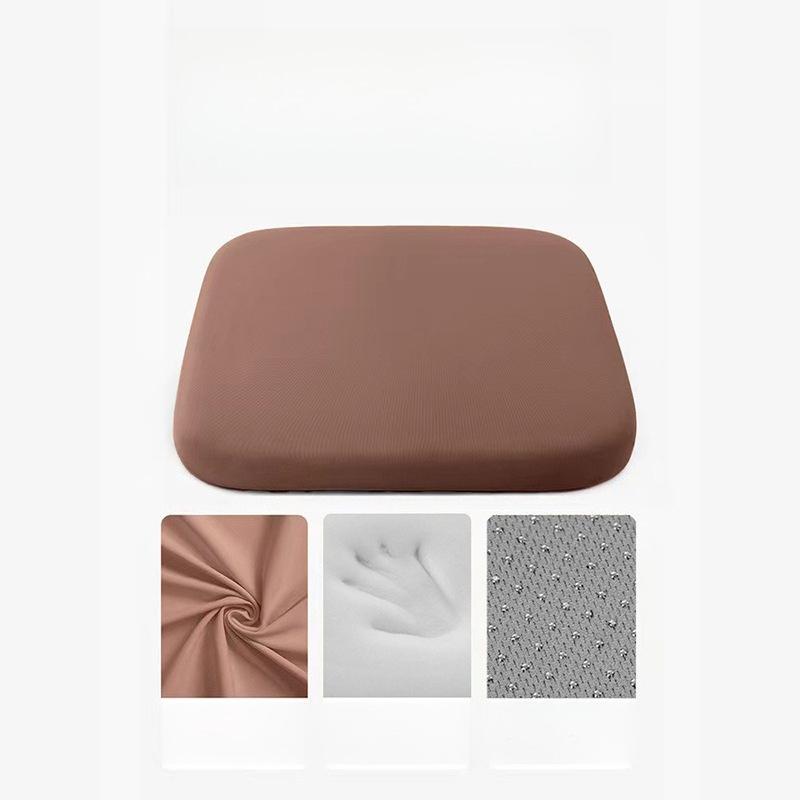 Practical Sponge Office Chair Cushion Resilient Removable Student Seat Cushion Non-slip Breathable Chair Cushion School