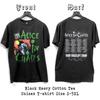 Alice In Chains Facelift Tour 19Unisex Black T-Shirt Double-Sided Print S To 5XL Unisex T-Shirt