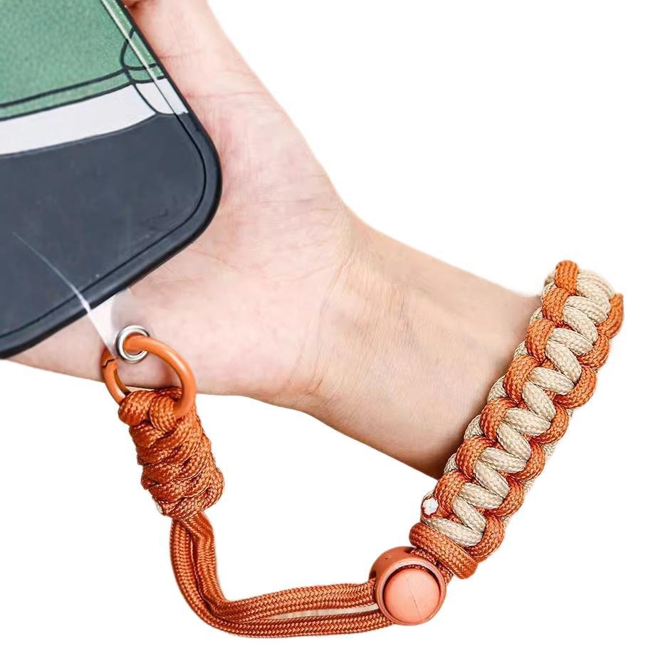 Adjustable Hand-Woven Anti-Theft and Anti-Fall Mobile Phone Lanyard Case