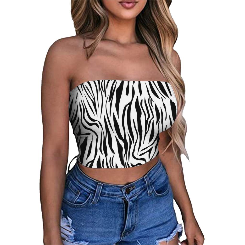 Crop Tops For Women Sexy Cami Tank Summer Tube Sleeveless Camisole Shirt Vest