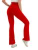 European & American High-Waisted Maternity Support Pants, Nylon Stretch, Micro-Flare, Plus Size, Versatile Outerwear JL13