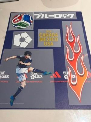 Blue Lock Adidas Limited 2026 Japan Heat Transfer Stickers Isagi Yoichi
