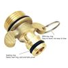 Brass Two Ears/45 Degree Elbow Water Hose Adapter Water Hose Connector Simple Installs for Boats Stress Frees Connection