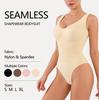 Nahtloser Damen-Jumpsuit mit Kreuzrücken und Tanga: Modisch, Hohe Elastizität, Formt Taille & Bauch, Atmungsaktiv, Hautfreundlich.