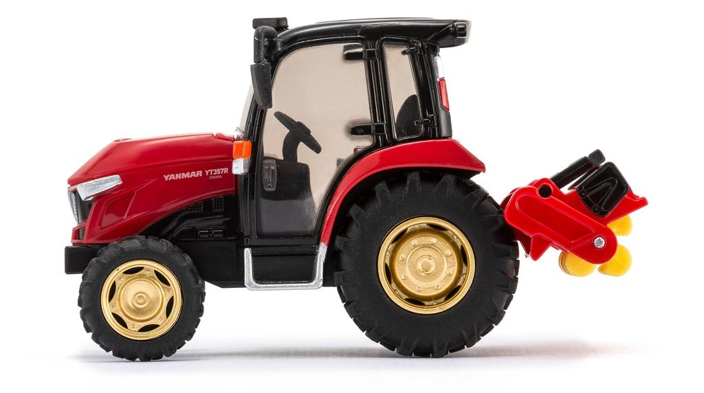 Yanmar YT3 Tractor Miniature - YANMAR Tractor Miniature Car Miniature Model Toy Working Vehicle