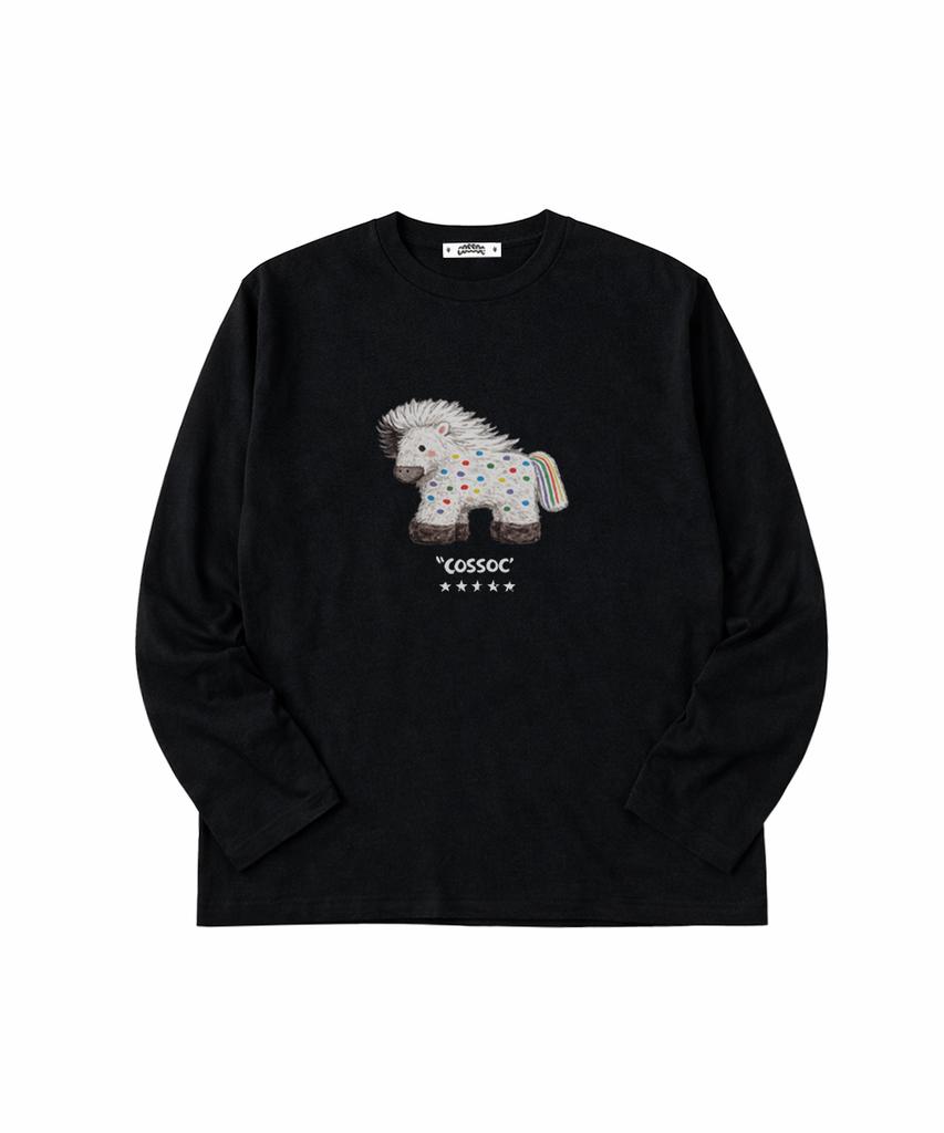 Koso Cc Rainbow Horse Long Sleeve (Gray)