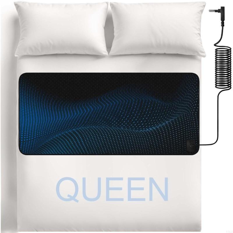 Electrically Conductives Bed Sheet For Body Charging Balance Perforated Leather Season Comfortable Y5GB