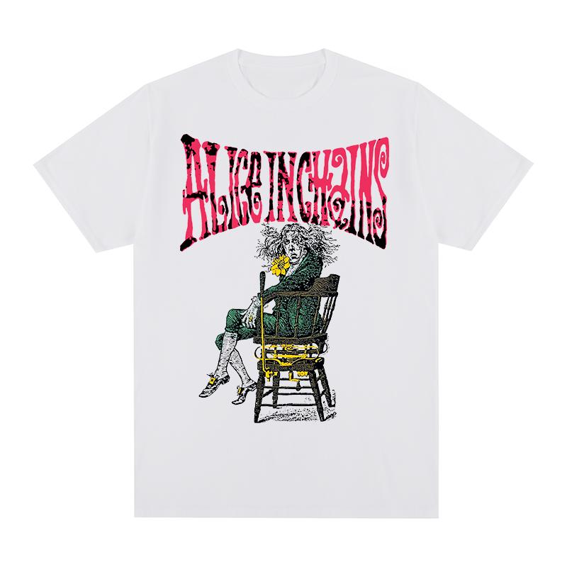 Rock Band ALICE IN CHAINS Vintage tshirt Comfortable Cotton Men T shirt New TEE TSHIRT Womens tops
